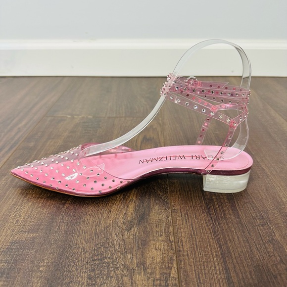 Stuart Weitzman Glam Wrap Flats - Picture 10 of 12